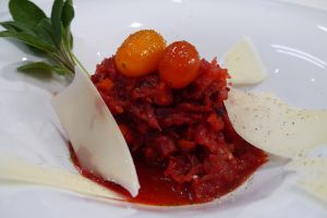 Image pour Courge spaghetti cuite vapeur & sauce bolognaise végétale