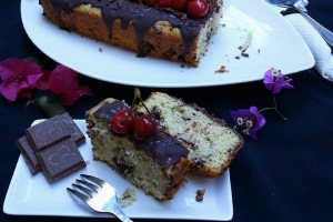 Image pour Cake moelleux aux pépites de chocolat