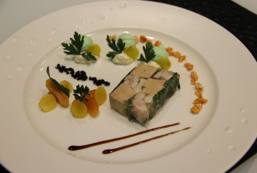Plat terrine foie gras