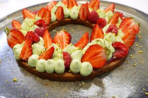 Image pour Tarte fraise framboise pistache